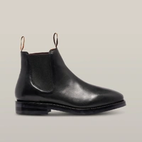 Hard Yakka Y61061 Mustang Signature Pull-up Leather Boot - Black