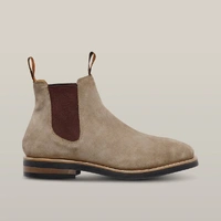 Hard Yakka Y61063 Mustang Signature Pull-up Leather Boot - Taupe Suede