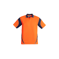 MENS HI VIS SHORT SLEEVE AZTEC POLO