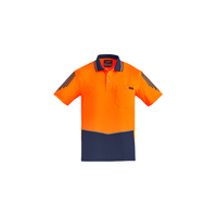 MENS HI VIS FLUX SHORT SLEEVE POLO