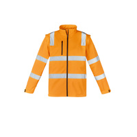 UNISEX HI VIS VIC RAIL 2 IN 1 SOFTSHELL JACKET