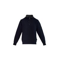 MENS 1/4 ZIP BRUSHED FLEECE