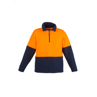 UNISEX HI VIS HALF ZIP FLEECE JUMPER
