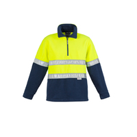 MENS HI VIS HOOP TAPED FLEECE JUMPER