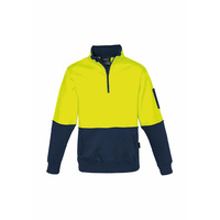 UNISEX HI VIS HALF ZIP PULLOVER