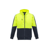 UNISEX HI VIS FULL ZIP HOODIE