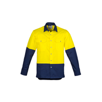 MENS HI VIS SPLICED INDUSTRIAL SHIRT