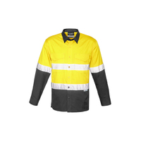 MENS RUGGED COOLING TAPED HI VIS SPLICED SHIRT